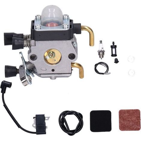 Carburateur De Tondeuse À Gazon, Kit De Filtre À Carburant Fire Coil Pour Stihl Fs80r Fs85 Fs80 Hs80 Ht75 Hs75 Hs85 Km85