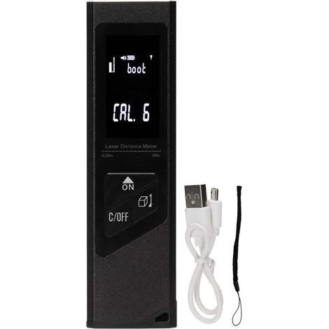 Télémètre Laser 40m Télémètre De Charge Usb Télémètre Laser Infrarouge Noir