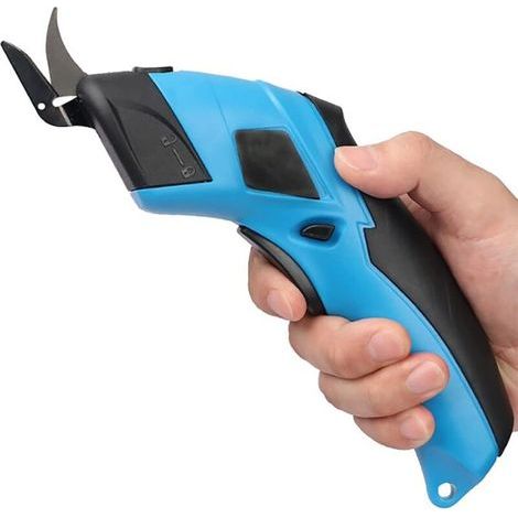 – Ciseaux Électriques Portables Rechargeables – Lame En Acier Au Tungstène 85° – Tension 3,6v – Capacité Batterie 2000mah – Charge Usb