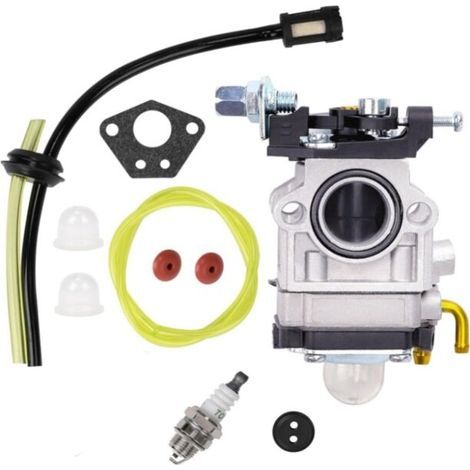 Kit Carburateur Pour Débroussailleuse 43-52cc – Avec Joint, Tuyau, Bougie D’allumage