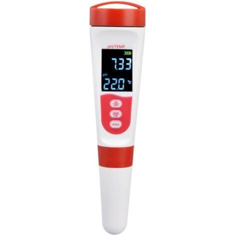 Testeur De Ph Portable Pour Aquarium - Mesure De La Qualité De L'Eau Et De La Température - Idéal Pour L'Aquariophilie - Précis Et Fiable - Livré Sans Piles -