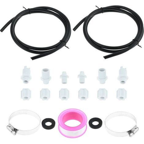 Deux Ensembles Pour Hayward Clx220ga Cl220 Hors Ligne Chimique Feeder Connexion Lot Avec Selle Clamp