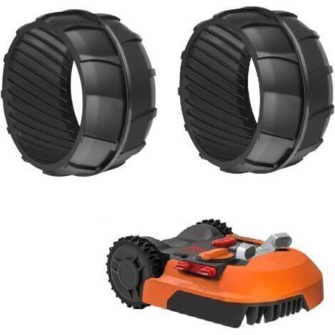 Protecteurs De Roue Pour Tondeuses À Gazon Robotisées Worx Landroid, Profil De Roue Avant, Réglable, Traction Améliorée, Compatible Avec Worx Landroid M500 M700 S300 M1000 Et Plus. 2 Articles