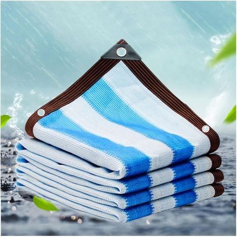 Filet D'Ombrage, Renforce Épaissir Voile Ombrage, Serres Filet Coupe-vent Avec Oeillets(3x4m)