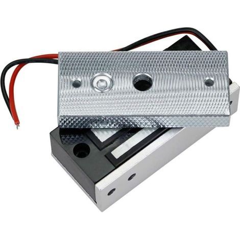Serrure Électrique Magnétique 60 Kg 135lbs Serrure Électromagnétique Pour Système De Contrôle D'Accès, Verrouillage De Porte Magnétique Dc 12v, Sécurité Extérieure Et Intérieur
