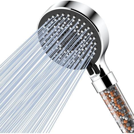 Pommeau De Douche À Filtre Amélioré Haute Pression 5 Modes, Pommeau De Douche À Filtre À Eau Dure Universel