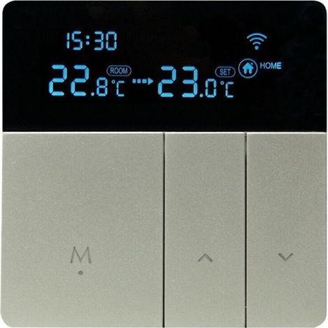 Thermostat Intelligent Thermostat De Chauffage Thermostat De Chauffage Par Le Sol Électrique 16a Wifi Thermostat De Chauffage Par Le Sol Électrique Gris,de