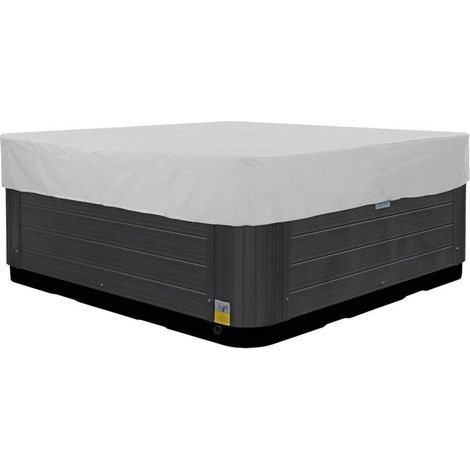 Housse De Bain À Remous,bache Spa Imperméable,bache Piscine Pour Bbassin,couverture De Piscine D'Hiver En Oxford Imperméable Étanche À La Poussière Couverture De Piscine(size:231x231x30cm，agren