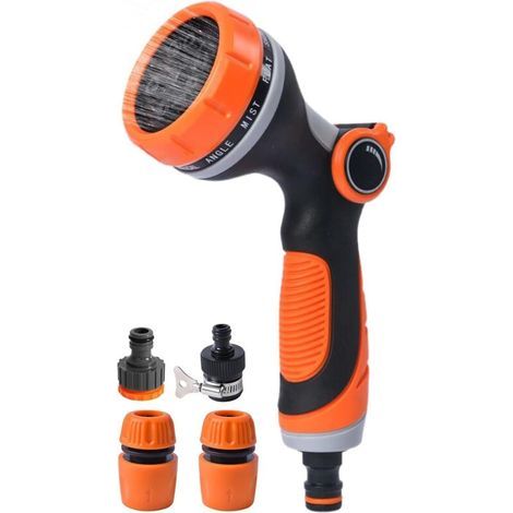 Lance D'Arrosage Haute Pression Pour Tuyau De Jardin Lance De Lavage Voiture Et Jardin.