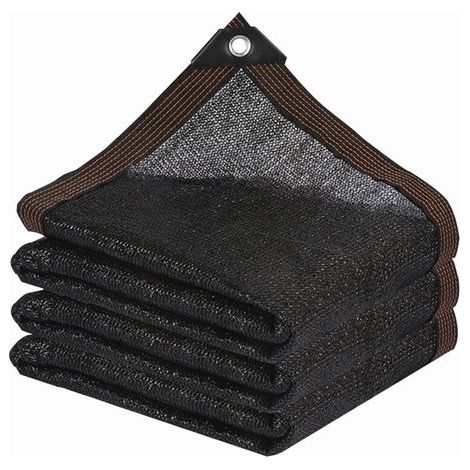 – Toile D'Ombrage 3 X 4 M En Polyéthylène Haute Densité – Maille Plate Et Lisse – Renforcement Des Coins Pour Résistance À La Traction