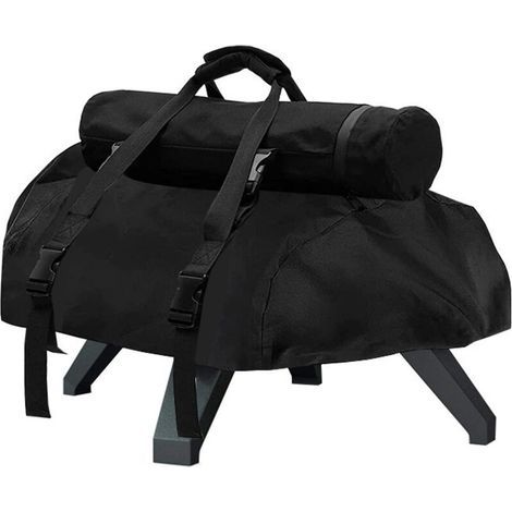 Hotte De Four À Pizza Portable Noire 420d Avec Sac De Cheminée Amovible, Adaptée Au Modèle Karu12 (3216,58,3 Pouces)