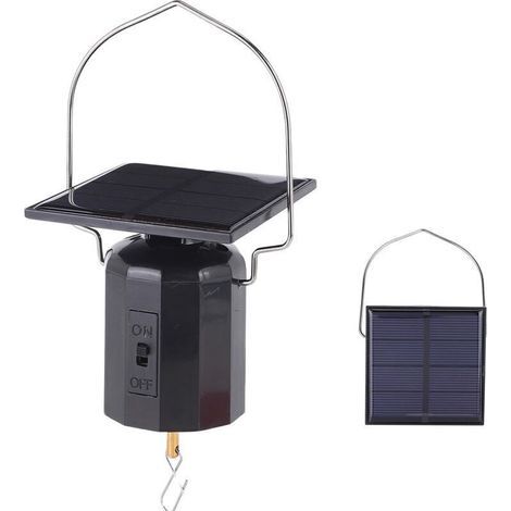 Moteur Rotatif À Énergie Solaire - Pour L'Extérieur - Capacité De Charge De 2,7 Kg