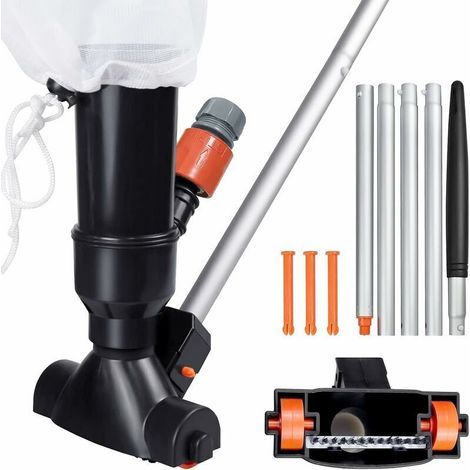 Aspirateur De Piscine Avec Section 5 Pôles – Portable Pour La Maison, La Piscine, Bassin, Mini Jet De Nettoyage