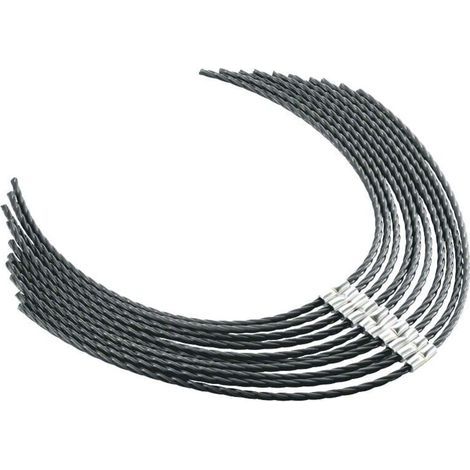 10pcs Fil Pour Débroussailleuse Haute Performance 37 Cm (3,5 Mm)