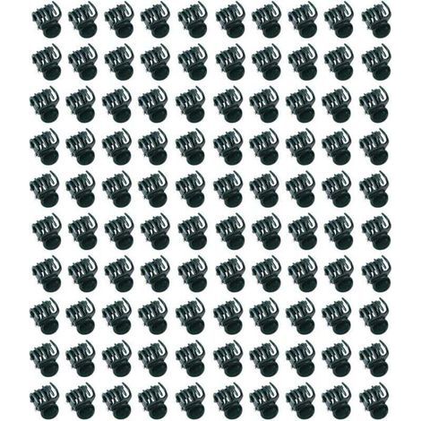 Lot De 100 Mini Pinces À Orchidées En Plastique, Clips De Support Pour Plantes De Jardin, Clips Droits Faciles À Utiliser, Clips De Support Durables Pour Tiges, Vignes, Fleurs De Jardin