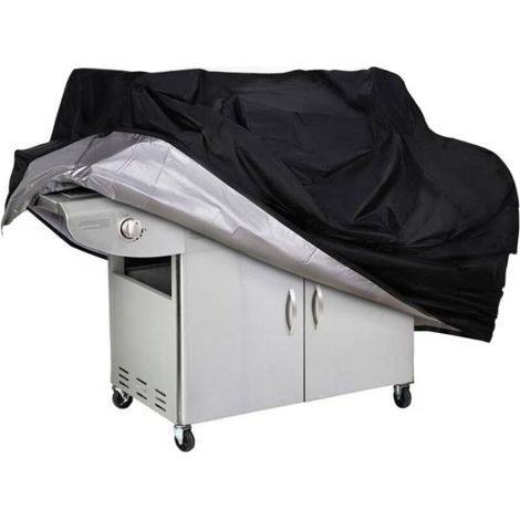 Housse De Protection Imperméable Pour Barbecue Taille ,s 14561117cm, Noir