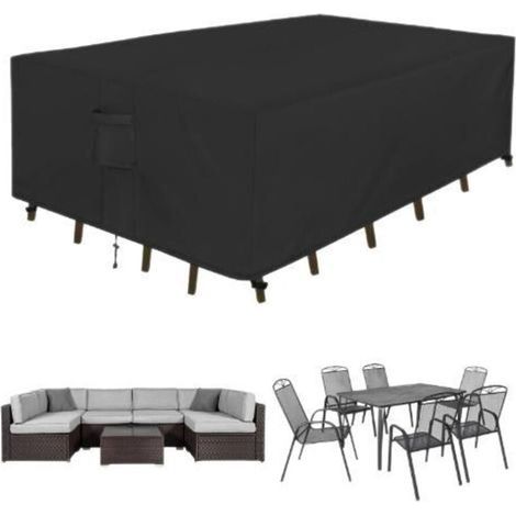Housse Canapé Jardin 213x132x74 Cm – Oxford 210d – Avec Évent – Pour Tables, Chaises