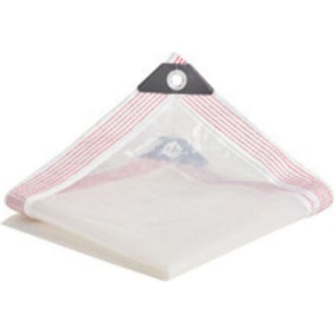 Bâche Transparente Avec Oeillets - Bache Transparentes Exterieur Plastique Serre Avec Impermeable Terrasse Bâches De Protection Étanche - Pour Extérieur Meubles De Jardin Tente - 2x3m