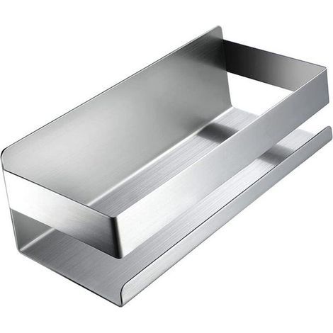 Panier/étagère De Salle De Bain, Acier Inoxydable, 24 X 10,6 X 7 Cm, Argent