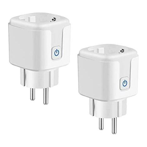– Prise Connectée Wifi 16a – Contrôle Vocal Alexa – Minuterie Programmable – Moniteur De Consommation D'Énergie