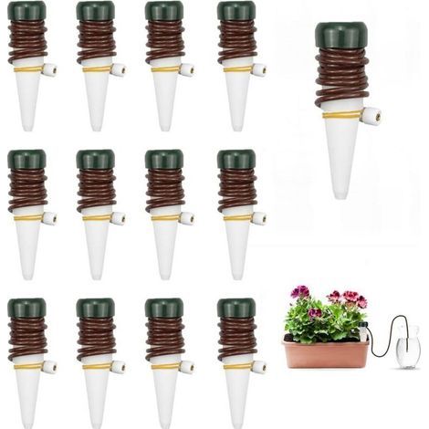 13 Systèmes D'Irrigation Goutte À Goutte Pour Arroser Les Plantes Et Les Fleurs D'Intérieur Avec Des Tuyaux Réglables