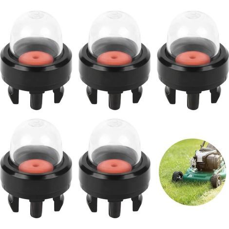 Bunthaus Ampoule Amorçage D'Essence, 5pcs Ampoules D'Amorçage Conviennent Aux Tondeuses À Gazon Tronçonneuses Souffleuses