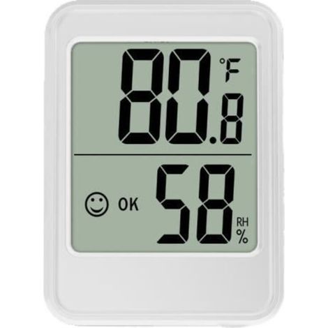 Pair Thermomètre Intérieur, Hygromètre Thermomètre Électronique Et Thermomètre D\'humidité Pour Maison, Bureau, Serre, Entrepôt, Chambre