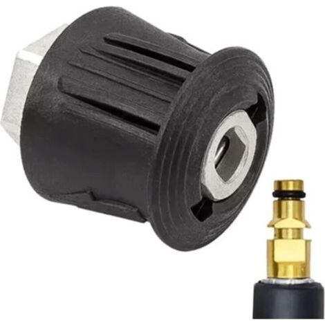 Bunthaus 1pcs Raccord Rapide Haute Pression Pour Tuyau Karcher, Pistolet Et Nettoyeur Haute Pression, Adaptateur De Tuyau M22 14 Mm Pour Série Karcher