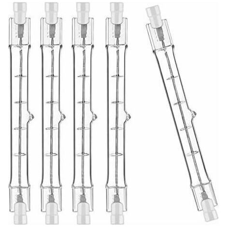 Bunthaus Lot De 10 R7s Ampoule Halogène 118mm 230w 230v, Tige Halogène R7s 118mm, Ampoule Halogène R7s Lampe Tige Halogène Dimmable Pour Spot De Batiment, Eclairage Paysage De Travail, Eclairage Salon