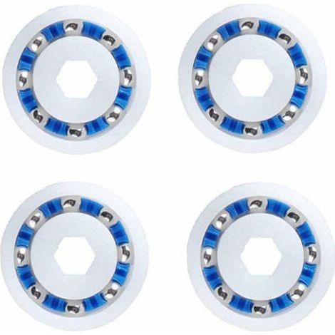 Pair Lot De 4 Roulements À Billes Adaptables Compatible Avec Roue De Polaris 360 380 3900 Sport Robot Nettoyeur De Piscine (équivalent À 9-100-1108)