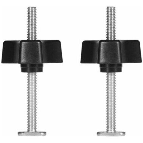 Bunthaus Lntyq Rail En T Pince À Rainure En T T-slot T-track En Métal Outil De Fixation Serrage Rapide Pour Travail Du Bois （2pcs T Vis + 2pcs Écrou À Bouton Uniquement）