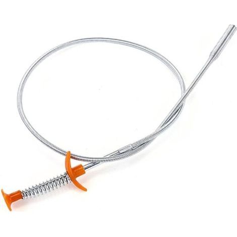 Pair Flexible Longue Portée À Griffes Pick Up Étroit Bend Curve Pince À Ressort Grip Outil De Nettoyage Des Égouts Pour Cuisine/lavabo-fei Yu