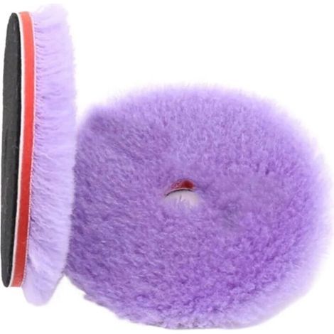Bunthaus Csparkv 1 Pièce Tampon De Polissage En Laine 5.5 Pouces, Mousse Éponge + Laine For Voiture, Polissage À La Cire, Finition Rapide, Accessoires For Outils Électriques