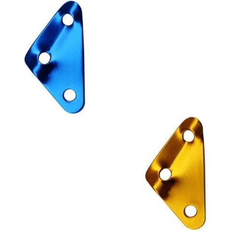 Bunthaus 2 Pièce Boucle De Corde À Vent Triangulaire En Alliage D'Aluminium, Accessoires De Boucle De Corde Antidérapante, Corde D'Ombrage De Tente Extérieure À Boucle Réglable, Corde D'Auvent De Tent