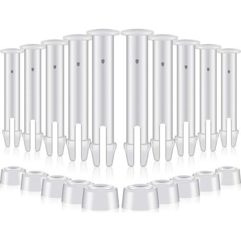 Bunthaus 12 Pièces Goupilles En Plastique Pour Intex Round Metal Frame Pools Pièces De Rechange Pour Joints De Piscine Pour Joints De Piscine,remplacement De Pièces De Rechange Joint Pins(6cm/2.36in)