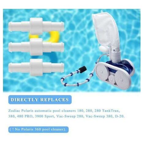 Raccords Pivotants Pour Tuyaux De Piscine (lot De 3) Compatibles Avec Les Robots De Piscine Polaris 280/180/380/480/3900 A