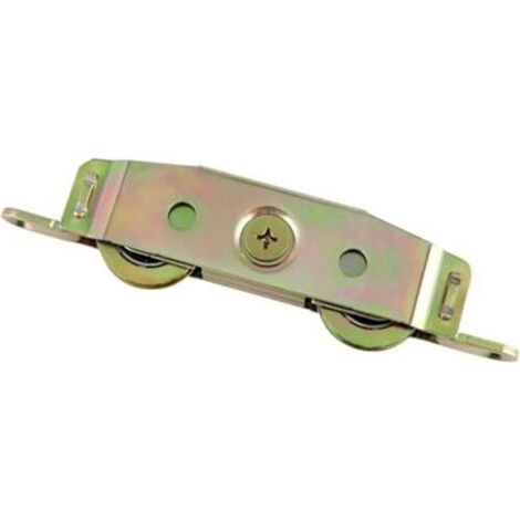 Bunthaus Csparkv – Rouleaux Tandem Pour Porte Coulissante – Acier Robuste – Diamètre 32 Mm – Largeur 8 Mm – Remplacement Facile Pour Portes En Bois, Aluminium, Vinyle