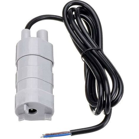 Pair Pompe Submersible, Dc 12v Pompe À Eau Haut Débit, Pompe Immergee, Pompe À Eau Douce, Pompe Pour Bateau Pour Ccamping-car, Bassin, Aquarium, Douche, Jardin, 600l/h