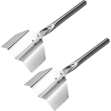 Bunthaus Grattoir D'Angle En Acier Inoxydable Longue Durée Avec Conception Soudée Pour De Durabilité Bords Lisses Pour De Sécurité Et Un Nettoyage Facile Lors Des Tâches De Construction