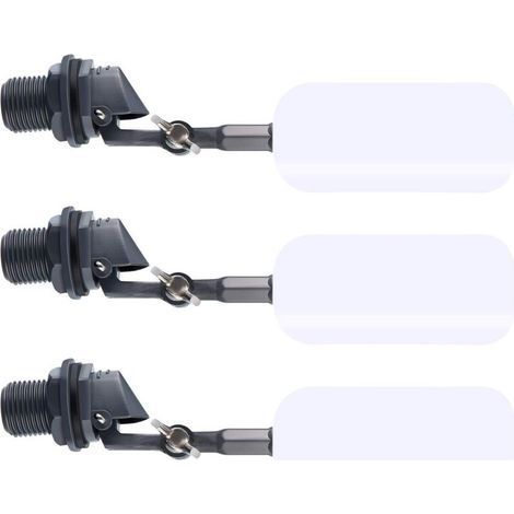 Bunthaus 3 Pièces Flotteur De Boule D'Eau Fiable Fermer 1/2 Pouce Remplir Le Réservoir D'Eau De L'Humidificateur, Robinet À Tournant Sphérique, Soupape De Rechang