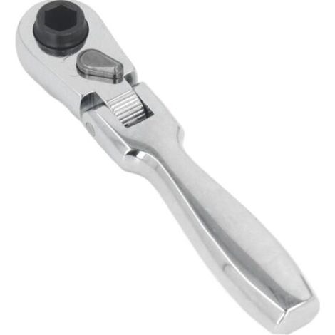 Bunthaus Lntyq Clé À Cliquet À Tête Mobile, Flexible À 180 Degrés, Bouton De Dégagement Rapide De 1/4 Pouces, Clé À Douille Pour Mécanique