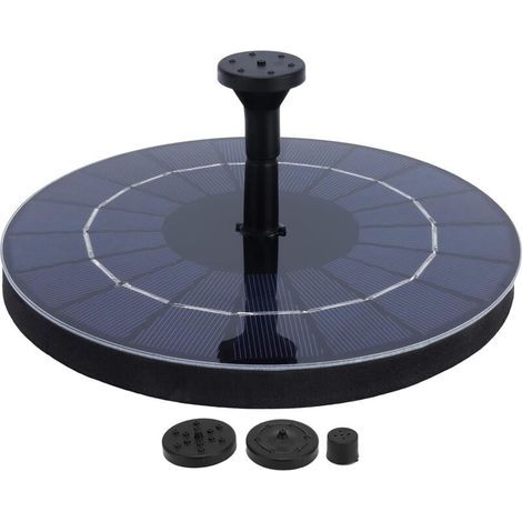 Bunthaus Pompe À Eau De Fontaine Solaire, Pompe De Fontaine D'Eau Pompe De Fontaines Solaires Fontaine D'Eau Solaire Solaire Pour Poissons Pour Jardin Pour Étang Pour Bain D'Oiseaux