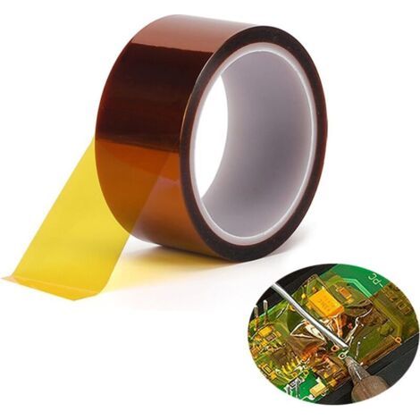 Bunthaus Ruban Isolant Brun De 5 Cm X 33 M, Ruban De Transfert Thermique Haute Température, Adapté Aux Applications De Soudage Et Électriques.