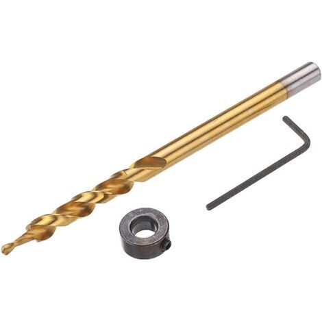 9.5mm Twist Step Mèche 3/8" Ronde/tige Hexagonale Perçage For Le Travail Du Bois Pocket Trou Jig (color : Hex Shank)
