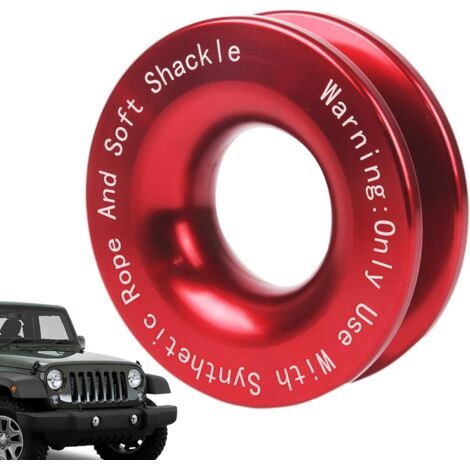 Bunthaus Anneau De Récupération, Manille Souple 41 000 Lb, Poulie D'Arrachage Robuste Pour Récupération Hors Route, Outil De Récupération De Véhicules 4x4, Récupération De Terrain
