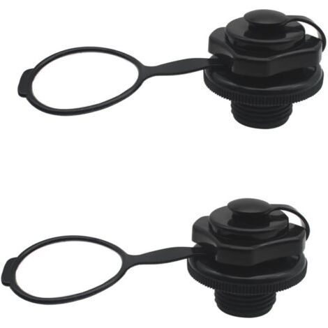 Bunthaus Lot De 2 Bouchons De Valve D'Air Gonflables En Plastique Pour Bateau Gonflable 24 Mm