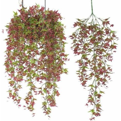 Bunthaus Vigne Suspendue Artificielle,lierre Faux Vignes Fausses Plantes Suspendues En Plein Air Tenture Murale Lierre Porche Patio Arc Balcon Panier Jardin Fête De Mariage Décoration-3pack/70cm
