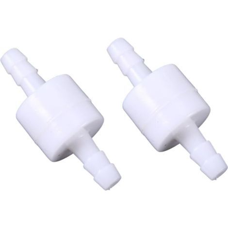 Bunthaus Csparkv Clapet Anti-retour En Ligne En Plastique, 2 Pièces 4mm Clapets Anti-retour Unidirectionnels Clapet Anti-retour Sans Retour Pour Eau Fioul Gaz