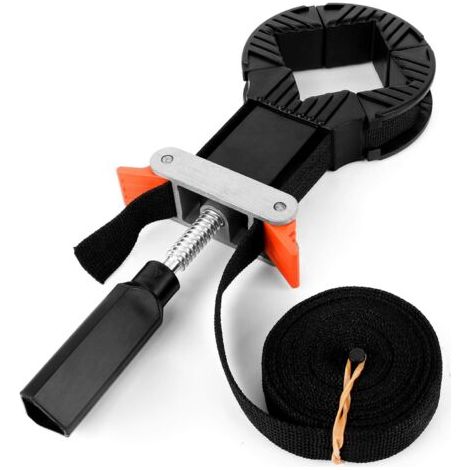 Bunthaus Pince D'Angle Réglable, Pince Coin Réglable À 4 Mâchoires Multi-fonctions Pince De Sangle De Bande Presses À Sangles Pour Cadre Photo Et Tiroir En Bois