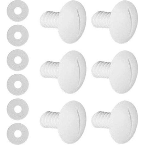Pair 6 Pièces Roue Vis Avec Rondelles Partie No. C55 C-55 Pour Polaris 180 280 Piscine Cleaner Pièces